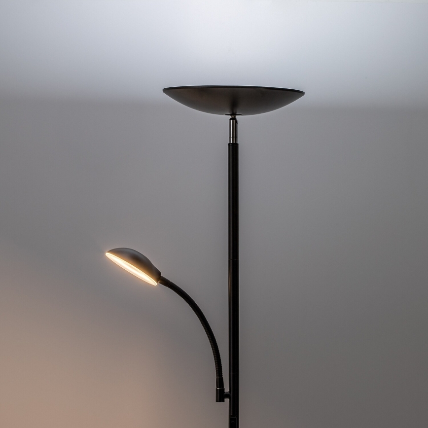 Rabalux - LED Lampă de podea reglabilă LED/23W/230V 3000/4200/6500 neagră