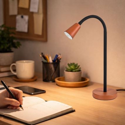 Rabalux - Lampă de birou 1xGU10/7W/230V, portocalie
