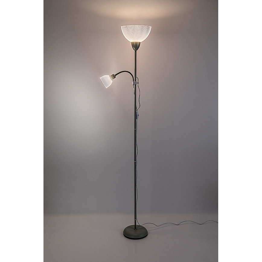 Rabalux - Lampă de podea 1xE27/60W/230V + 1xE14/25W, verde