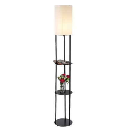 Rabalux - Lampă de podea cu polițe 1xE27/40W/230V, neagră