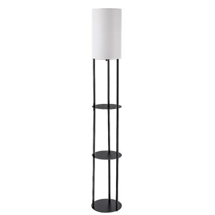 Rabalux - Lampă de podea cu polițe 1xE27/40W/230V, neagră