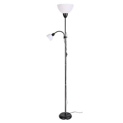 Rabalux - Lampadar 1xE27/60W/230V + 1xE14/25W, negru