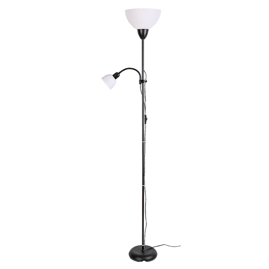 Rabalux - Lampadar 1xE27/60W/230V + 1xE14/25W, negru