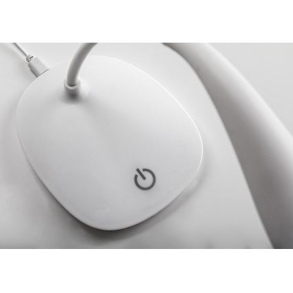 Rabalux - Lampă de birou LED flexibilă cu reglare a intensității, LED/2W/5V, albă