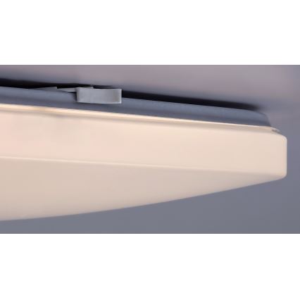 Rabalux - Plafonieră LED cu senzor, 20 W, 230 V, 4000 K, 32 x 32 cm
