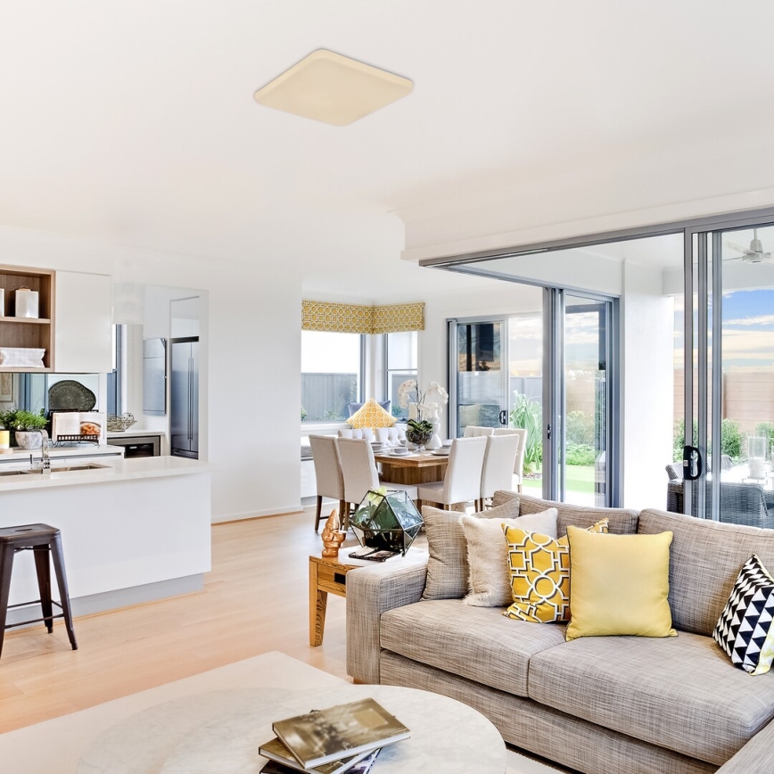 Rabalux - Plafonieră LED cu senzor LED/24W/230V 4000K 37x37cm