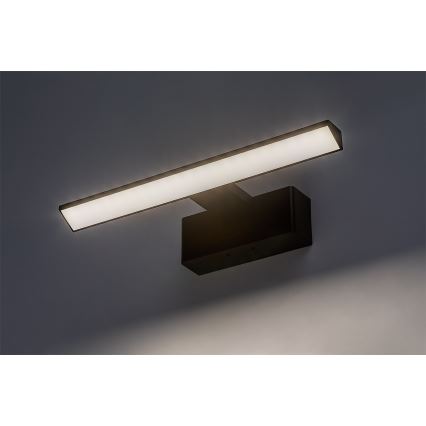 Rabalux - Aplica LED pentru oglindă de baie, 6W, 230V, IP44, 30 cm, negru