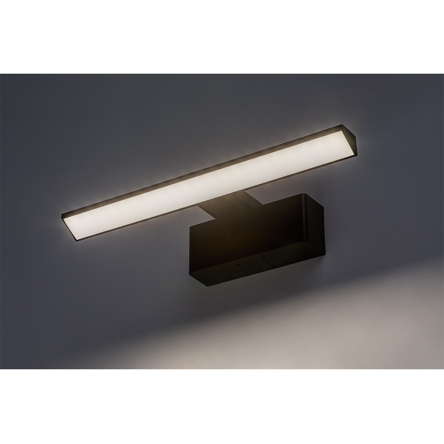 Rabalux - Aplica LED pentru oglindă de baie, 6W, 230V, IP44, 30 cm, negru