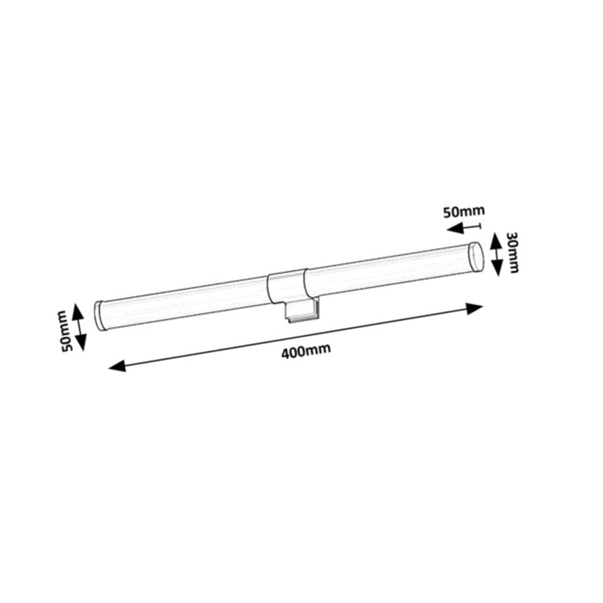 Rabalux - Aplica LED pentru oglindă de baie, 6W/230V, IP44, 40 cm