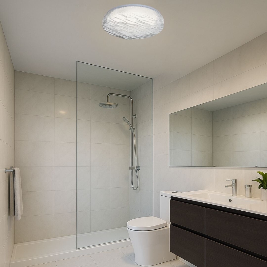 Rabalux - Plafonieră LED pentru baie, 24W, 230V, IP44, 4000K, diametru 38 cm