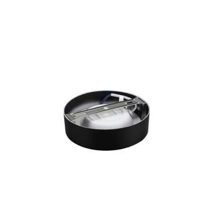 Rabalux - Plafonieră LED pentru baie, 7W, 230V, Ø 12 cm, IP44, negru