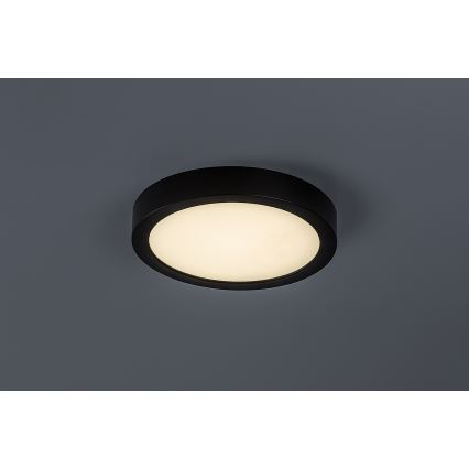 Rabalux - Plafonieră LED pentru baie, 24W/230V, Ø 22 cm, IP44, negru
