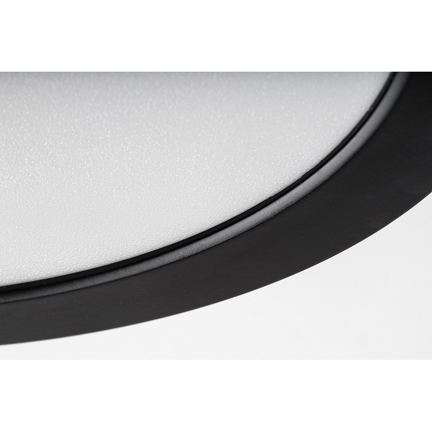 Rabalux - Plafonieră LED pentru baie, 24W/230V, Ø 22 cm, IP44, negru