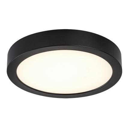 Rabalux - Plafonieră LED pentru baie, 24W/230V, Ø 22 cm, IP44, negru