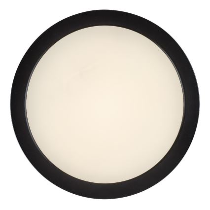 Rabalux - Plafonieră LED pentru baie, 24W/230V, Ø 22 cm, IP44, negru