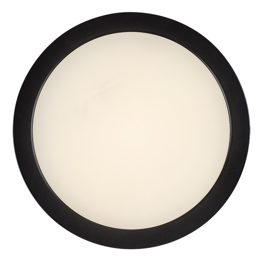 Rabalux - Plafonieră LED pentru baie, 24W/230V, Ø 22 cm, IP44, negru