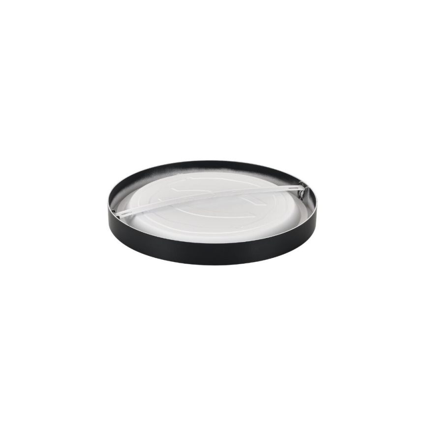 Rabalux - Plafonieră LED pentru baie, 30 W, 230 V, Ø 30 cm, IP44, negru