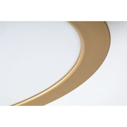 Rabalux - Plafonieră LED pentru baie, 24 W, 230 V, Ø 22 cm, IP44, auriu