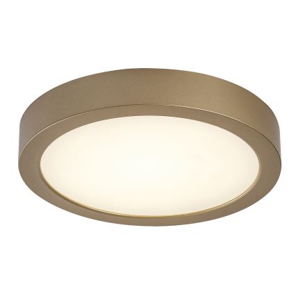 Rabalux - Plafonieră LED pentru baie, 24 W, 230 V, Ø 22 cm, IP44, auriu