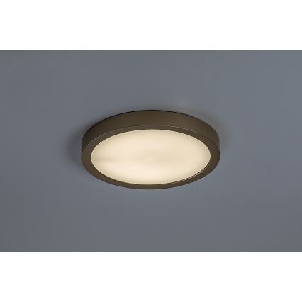 Rabalux - Plafonieră LED pentru baie, 30 W, 230 V, Ø 30 cm, IP44, aurie