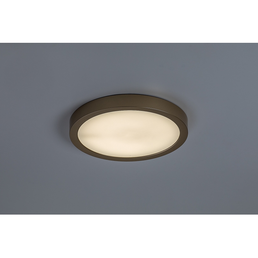 Rabalux - Plafonieră LED pentru baie, 30 W, 230 V, Ø 30 cm, IP44, aurie
