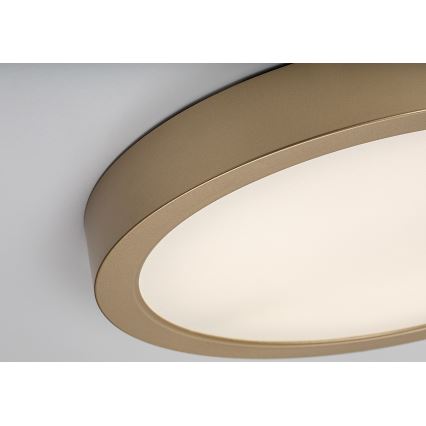 Rabalux - Plafonieră LED pentru baie, 30 W, 230 V, Ø 30 cm, IP44, aurie