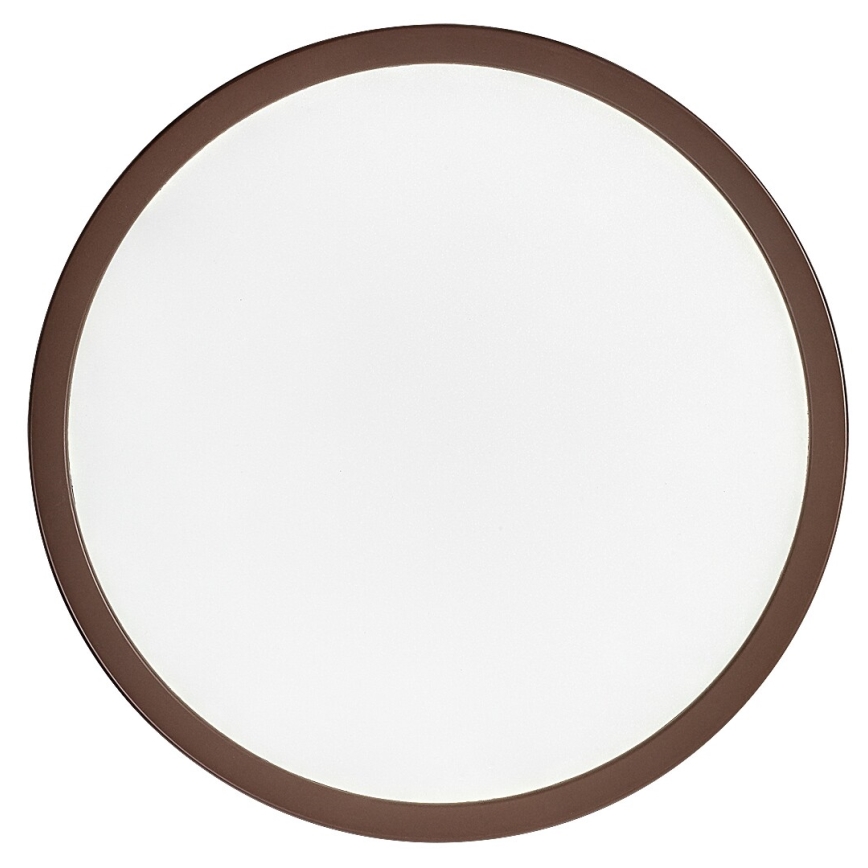 Rabalux - Plafonieră LED pentru baie LED/18W/230V 3000/4000/6000K Ø 29 cm IP44 maro