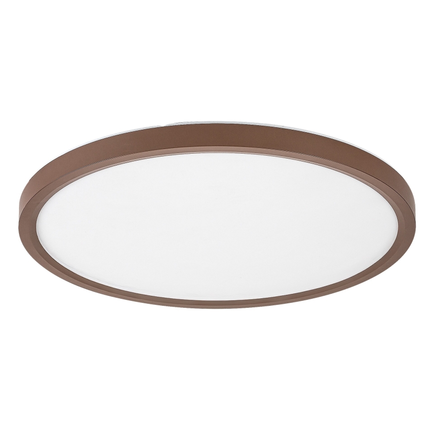 Rabalux - Plafonieră LED pentru baie, 24W, 230V, 3000/4000/6000K, Ø 40 cm, IP44, maro
