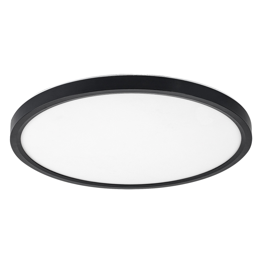 Rabalux - Plafonieră LED pentru baie, 24W/230V, 3000/4000/6000K, Ø 40 cm, IP44, negru
