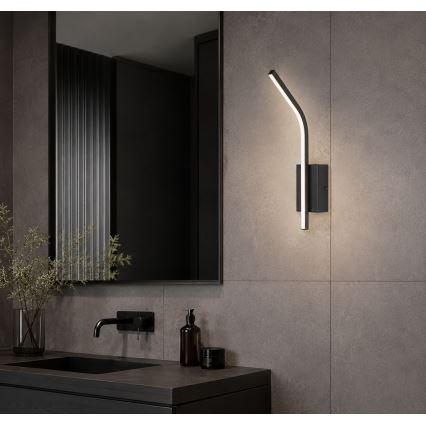 Rabalux - LED aplică de perete pentru baie LED/10W/230V 4000K IP44 neagră