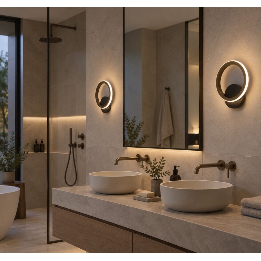 Rabalux - Aplică LED de perete pentru baie LED/8W/230V IP44 aurie