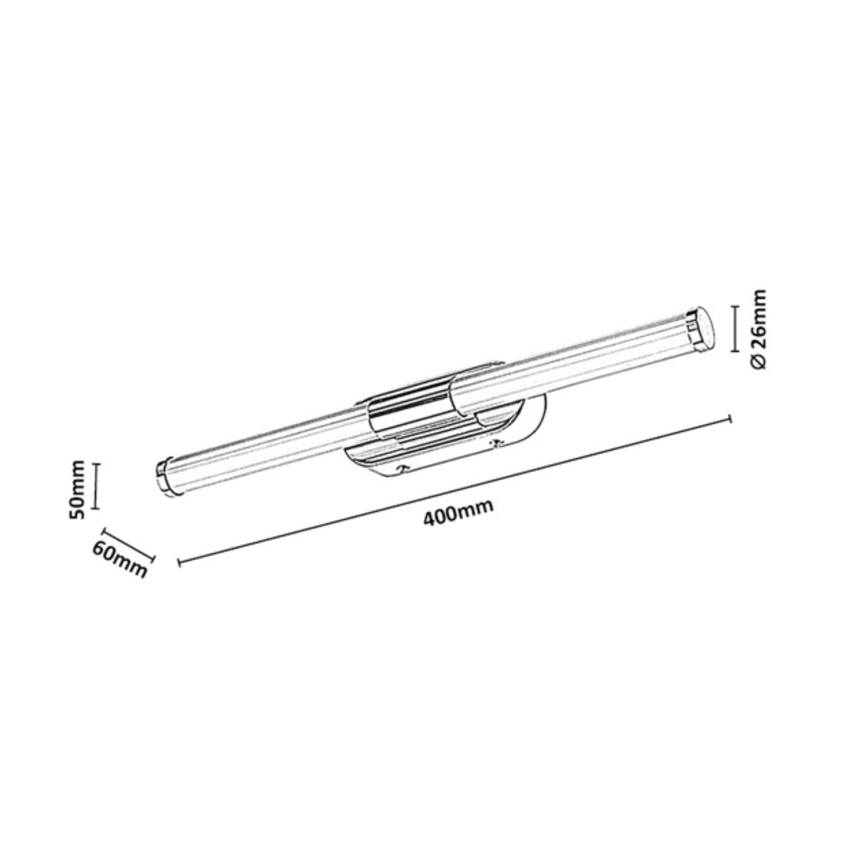 Rabalux - Iluminare LED pentru oglindă de baie LED/6W/230V IP44 40 cm crom lucios