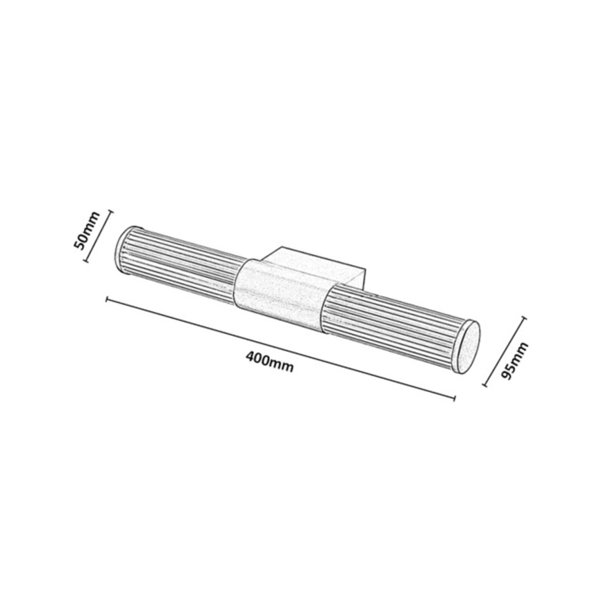 Rabalux - Lumină LED pentru oglindă de baie LED/8W/230V IP44 40 cm auriu