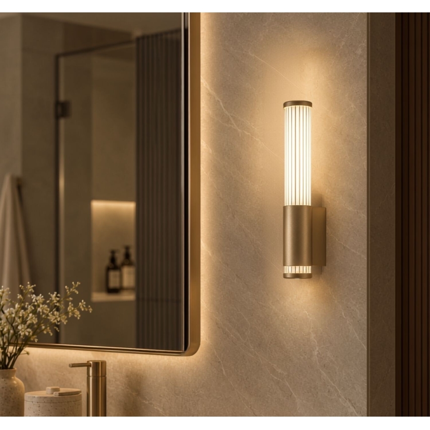 Rabalux - LED Aplică de perete pentru baie LED/6W/230V IP44, finisaj auriu