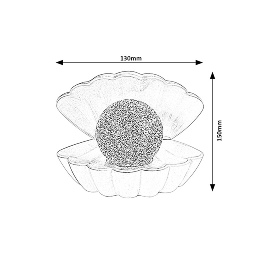 Rabalux - Lampă decorativă LED RGB LED/0,8W/3xAAA