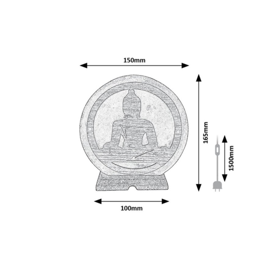 Rabalux - Lampă de sare 1xE14/15W/230V