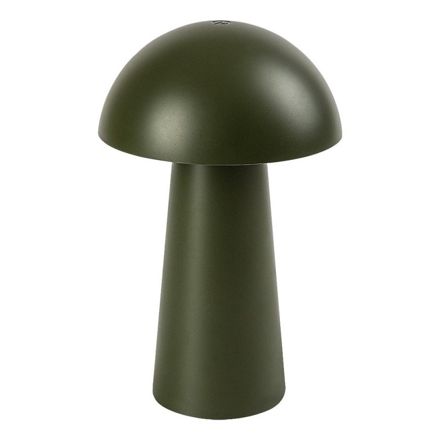 Rabalux - Lampă LED reîncărcabilă de exterior, tactilă, reglabilă, 1,5W/5V, IP44, 1200 mAh, USB, verde