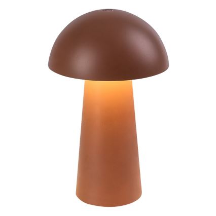 Rabalux - Lampă LED de exterior reîncărcabilă, tactilă și reglabilă, 1,5 W / 5 V, IP44, 1200 mAh, USB, maro