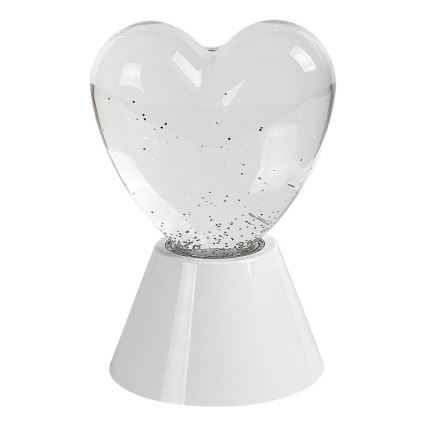 Rabalux - Lampă decorativă LED RGB LED/0,8W/3xAA în formă de inimă