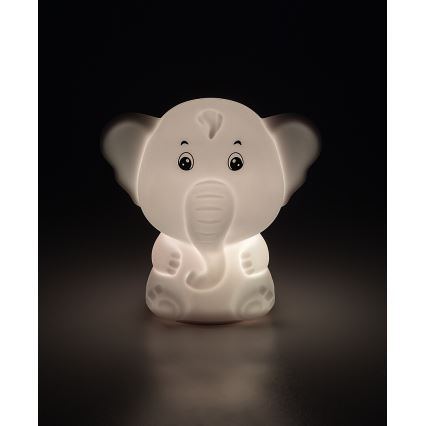 Rabalux - Lampă de veghe tactilă LED RGB LED/0,05W/1xCR2032 Elefant