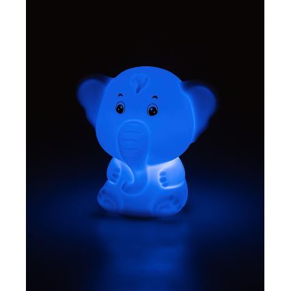 Rabalux - Lampă de veghe tactilă LED RGB LED/0,05W/1xCR2032 Elefant