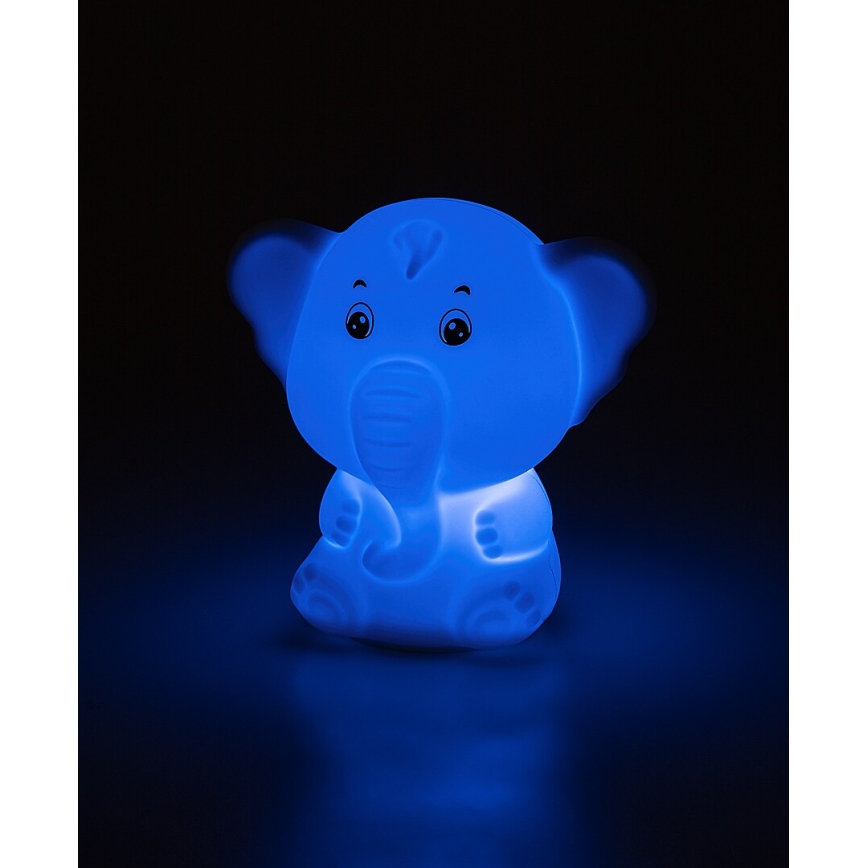 Rabalux - Lampă de veghe tactilă LED RGB LED/0,05W/1xCR2032 Elefant
