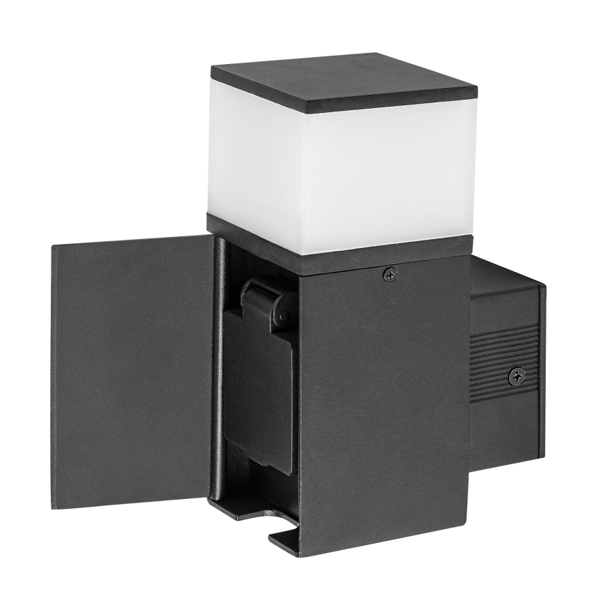 Rabalux - Aplică de perete pentru exterior cu priză, LED/10W/230V, IP44
