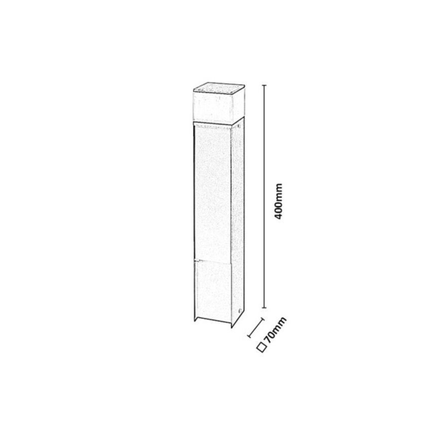 Rabalux - Lampă LED de exterior cu 2 prize LED/10W/230V IP44