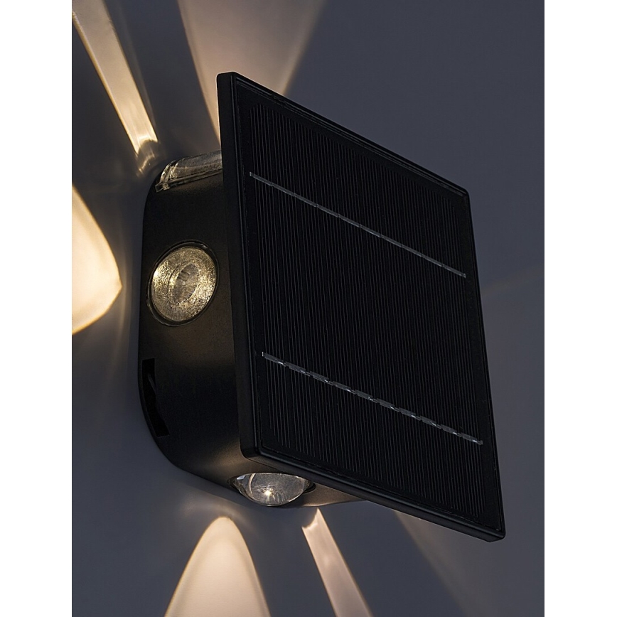 Rabalux - Lampă solară de perete LED reglabilă LED/0,5W/3,7V 3000K/6000K IP54 1300 mAh