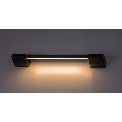 Rabalux - Aplica de perete LED pentru exterior, 8 W, 230 V, IP54, 59,5 cm, neagră