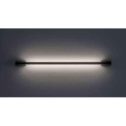 Rabalux - Aplica de perete LED pentru exterior, 8 W, 230 V, IP54, 59,5 cm, neagră