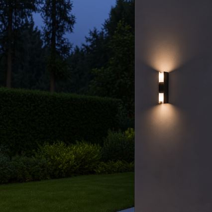 Rabalux - Aplică de perete LED pentru exterior, 13W/230V, IP65, antracit