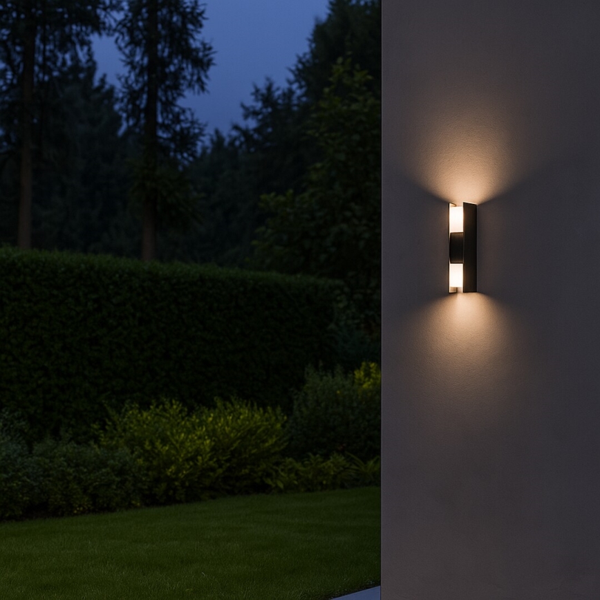 Rabalux - Aplică de perete LED pentru exterior, 13W/230V, IP65, antracit