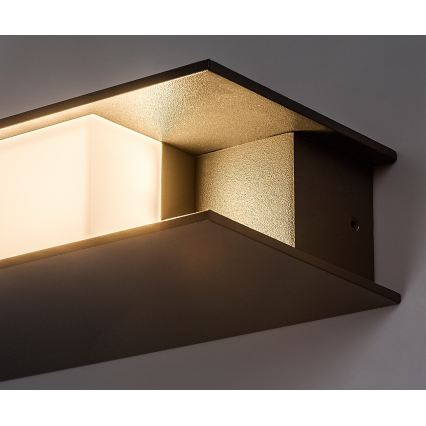 Rabalux - Aplică de perete LED pentru exterior, 13W/230V, IP65, antracit